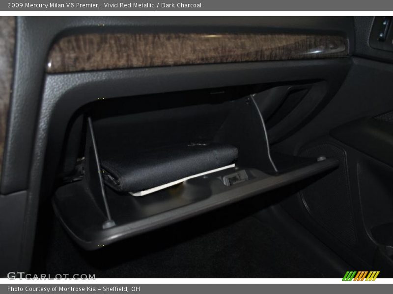 Vivid Red Metallic / Dark Charcoal 2009 Mercury Milan V6 Premier