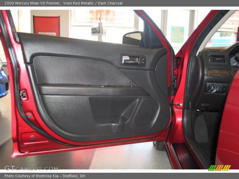 Vivid Red Metallic / Dark Charcoal 2009 Mercury Milan V6 Premier