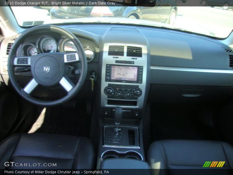 Bright Silver Metallic / Dark Slate Gray 2010 Dodge Charger R/T