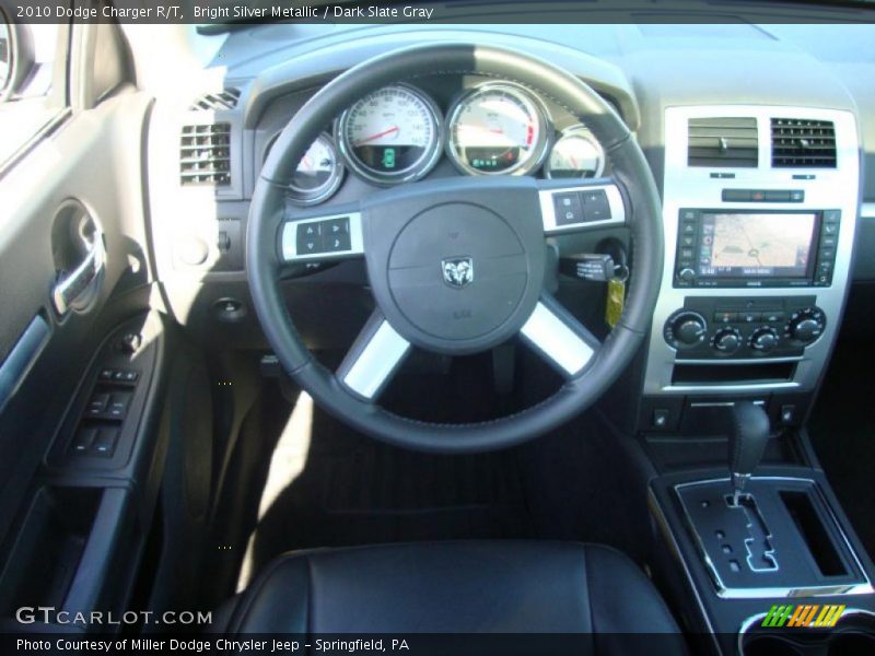Bright Silver Metallic / Dark Slate Gray 2010 Dodge Charger R/T