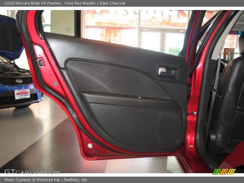 Vivid Red Metallic / Dark Charcoal 2009 Mercury Milan V6 Premier