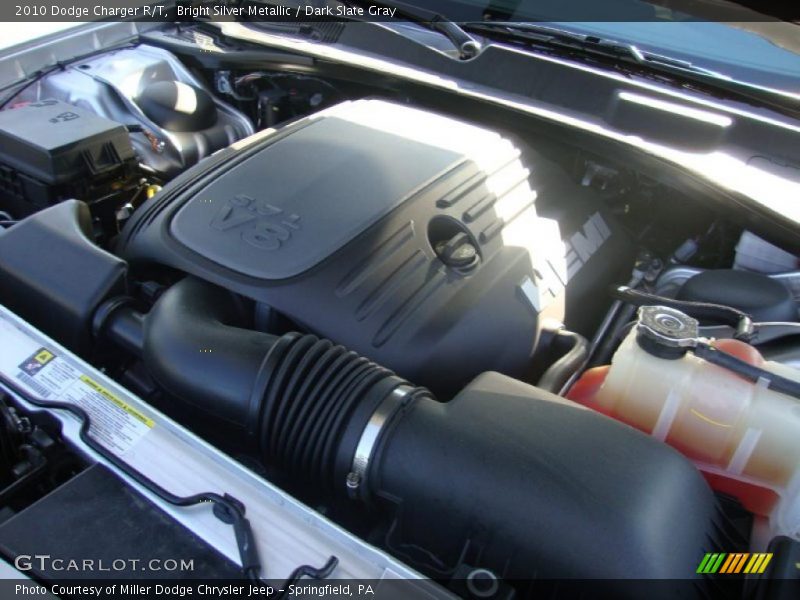Bright Silver Metallic / Dark Slate Gray 2010 Dodge Charger R/T