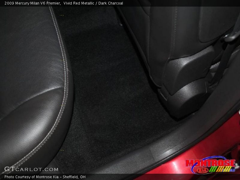 Vivid Red Metallic / Dark Charcoal 2009 Mercury Milan V6 Premier