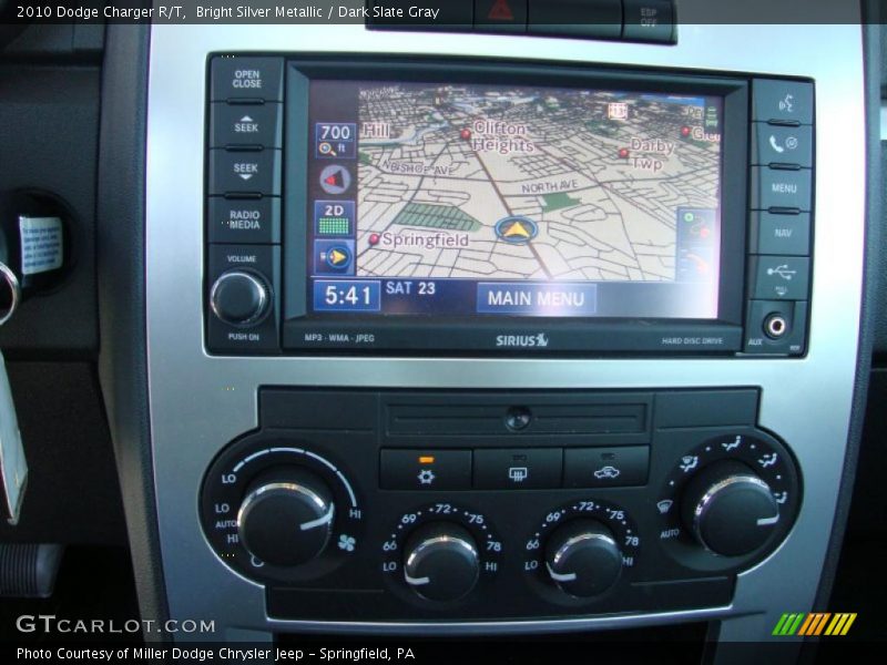Bright Silver Metallic / Dark Slate Gray 2010 Dodge Charger R/T