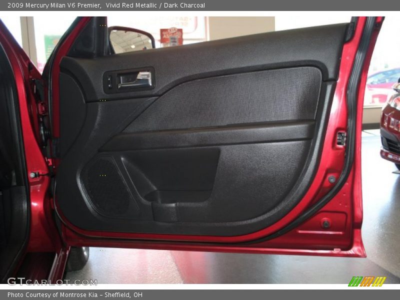 Vivid Red Metallic / Dark Charcoal 2009 Mercury Milan V6 Premier