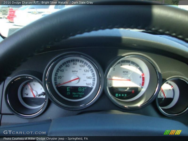 Bright Silver Metallic / Dark Slate Gray 2010 Dodge Charger R/T