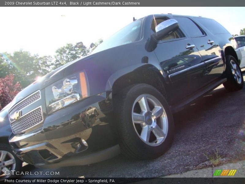 Black / Light Cashmere/Dark Cashmere 2009 Chevrolet Suburban LTZ 4x4