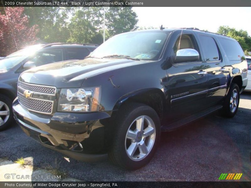 Black / Light Cashmere/Dark Cashmere 2009 Chevrolet Suburban LTZ 4x4