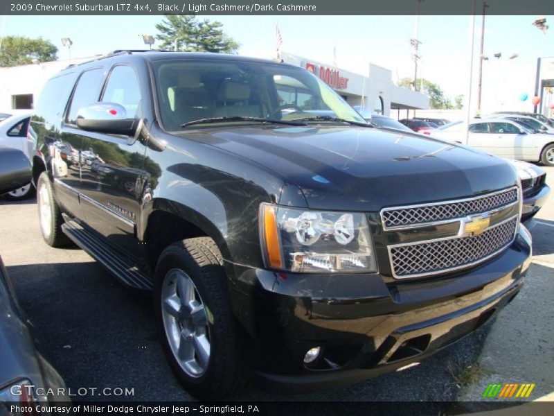 Black / Light Cashmere/Dark Cashmere 2009 Chevrolet Suburban LTZ 4x4