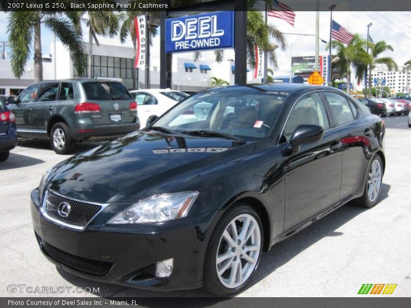 Black Sapphire Pearl / Cashmere 2007 Lexus IS 250