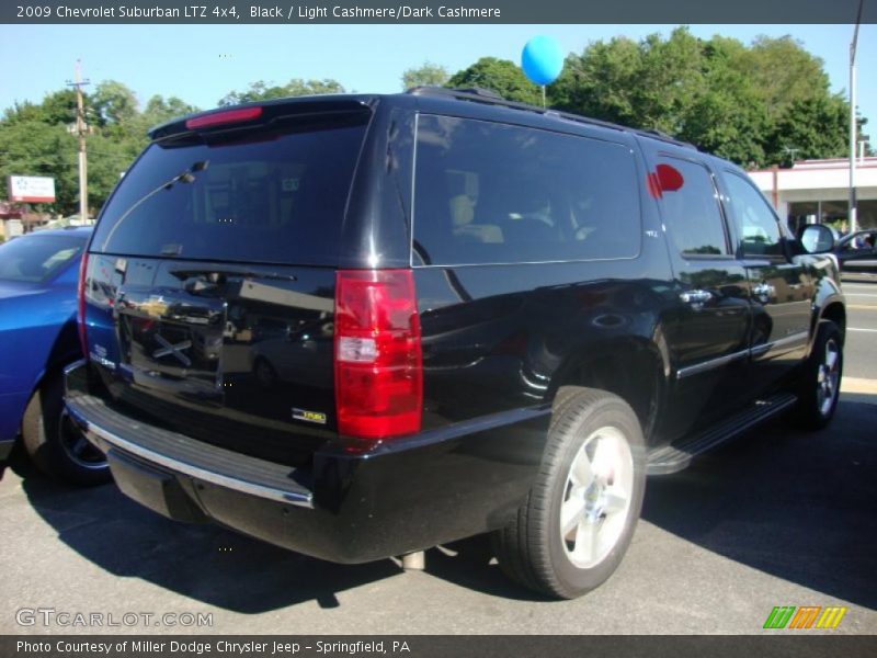 Black / Light Cashmere/Dark Cashmere 2009 Chevrolet Suburban LTZ 4x4