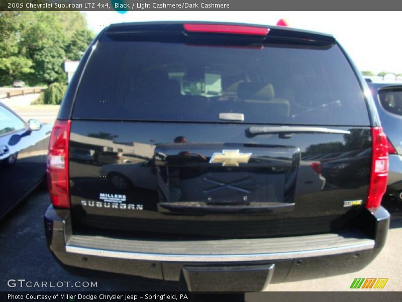 Black / Light Cashmere/Dark Cashmere 2009 Chevrolet Suburban LTZ 4x4