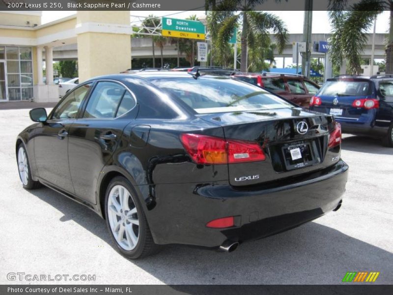 Black Sapphire Pearl / Cashmere 2007 Lexus IS 250