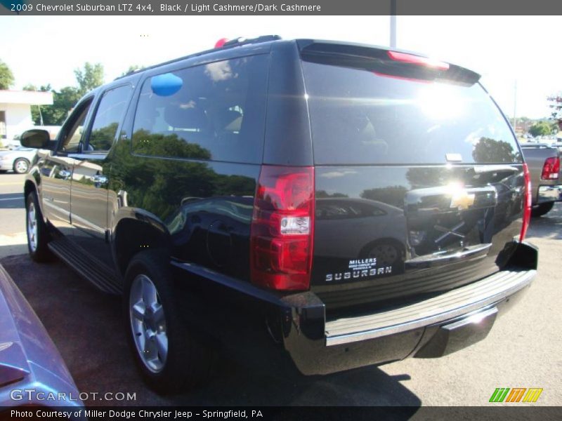Black / Light Cashmere/Dark Cashmere 2009 Chevrolet Suburban LTZ 4x4