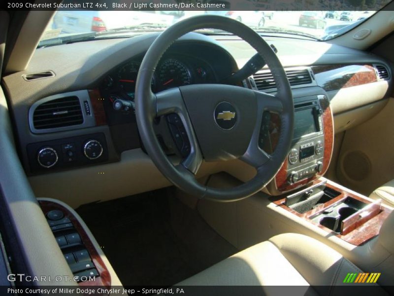 Black / Light Cashmere/Dark Cashmere 2009 Chevrolet Suburban LTZ 4x4