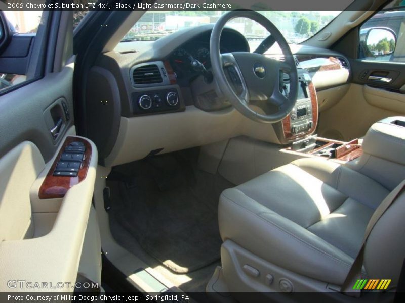 Black / Light Cashmere/Dark Cashmere 2009 Chevrolet Suburban LTZ 4x4