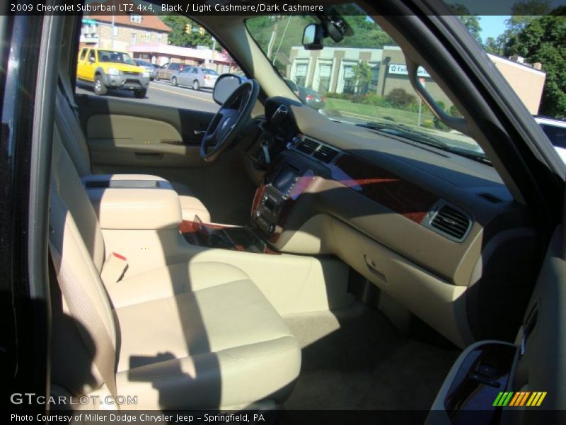 Black / Light Cashmere/Dark Cashmere 2009 Chevrolet Suburban LTZ 4x4