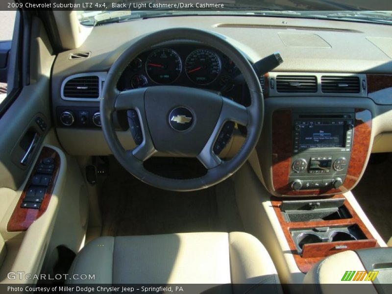 Black / Light Cashmere/Dark Cashmere 2009 Chevrolet Suburban LTZ 4x4