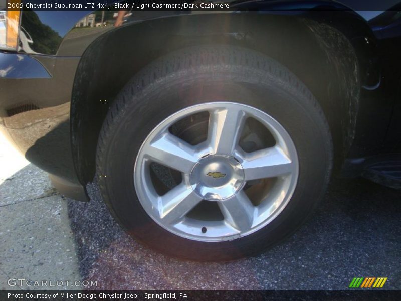 Black / Light Cashmere/Dark Cashmere 2009 Chevrolet Suburban LTZ 4x4