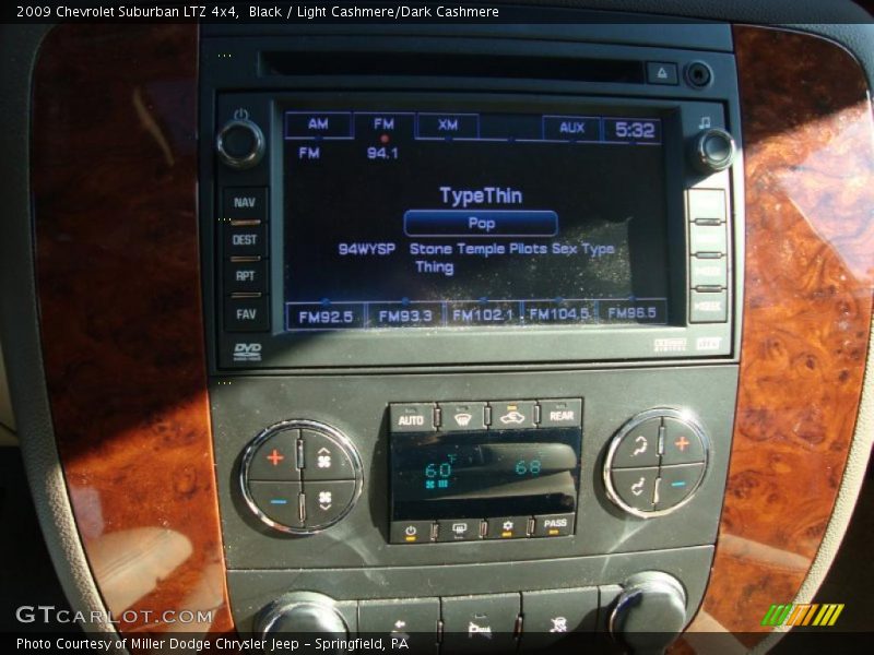 Black / Light Cashmere/Dark Cashmere 2009 Chevrolet Suburban LTZ 4x4