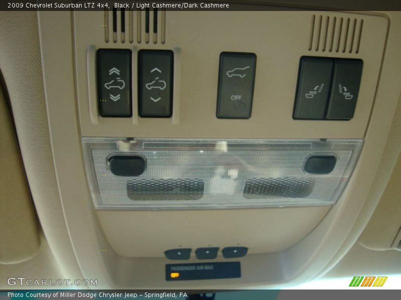 Black / Light Cashmere/Dark Cashmere 2009 Chevrolet Suburban LTZ 4x4