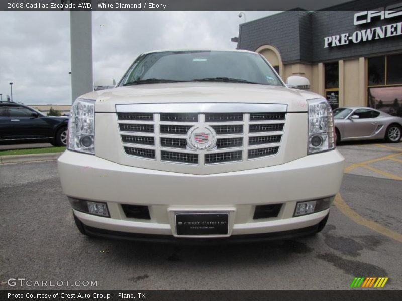 White Diamond / Ebony 2008 Cadillac Escalade AWD