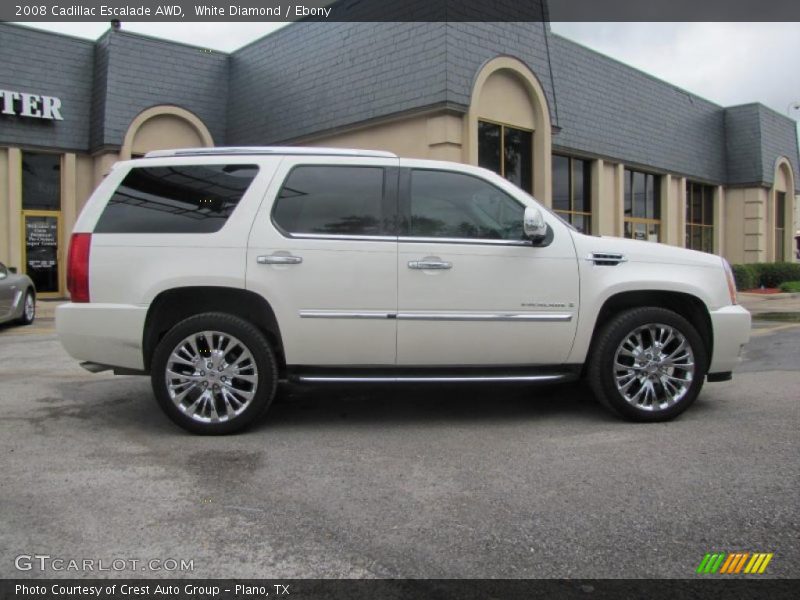 White Diamond / Ebony 2008 Cadillac Escalade AWD