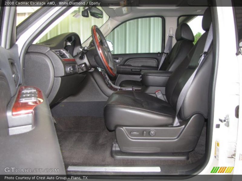 White Diamond / Ebony 2008 Cadillac Escalade AWD