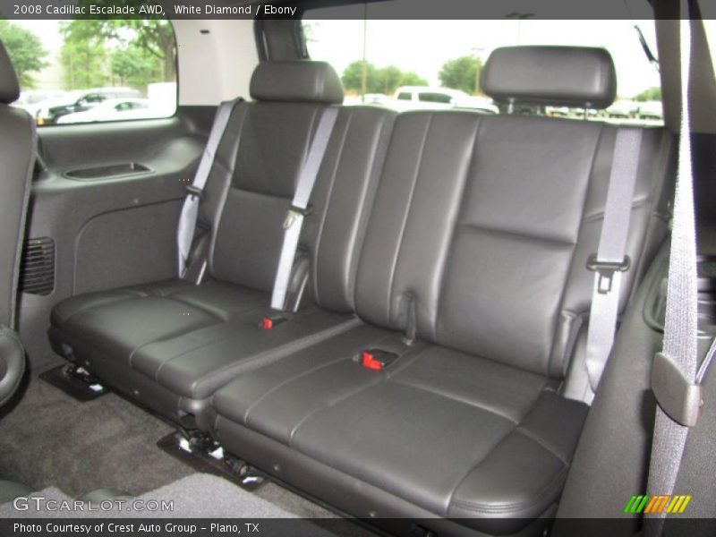 White Diamond / Ebony 2008 Cadillac Escalade AWD