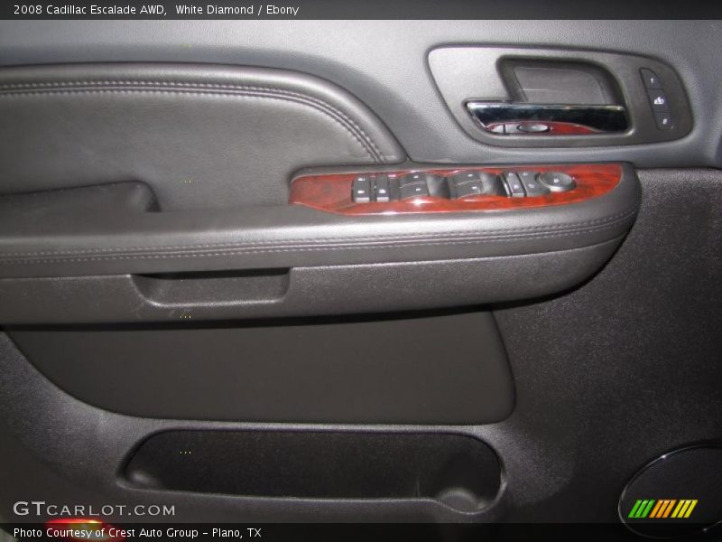 White Diamond / Ebony 2008 Cadillac Escalade AWD