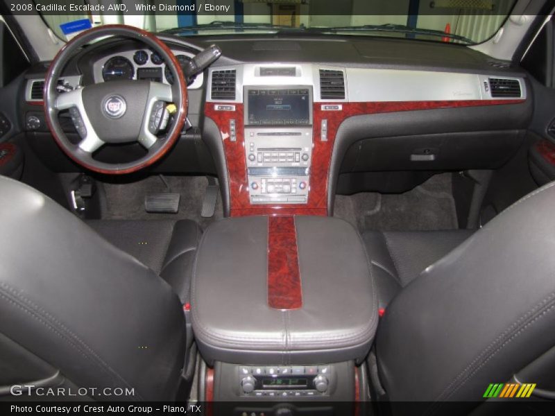 White Diamond / Ebony 2008 Cadillac Escalade AWD
