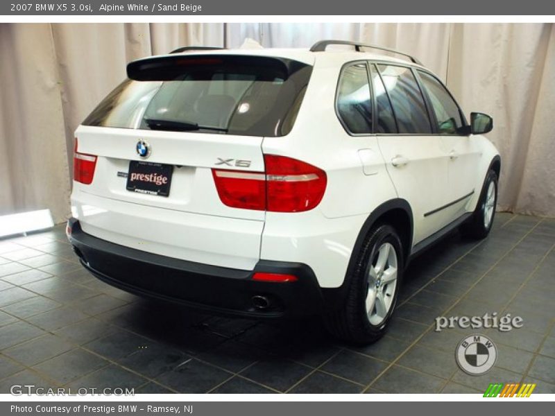 Alpine White / Sand Beige 2007 BMW X5 3.0si