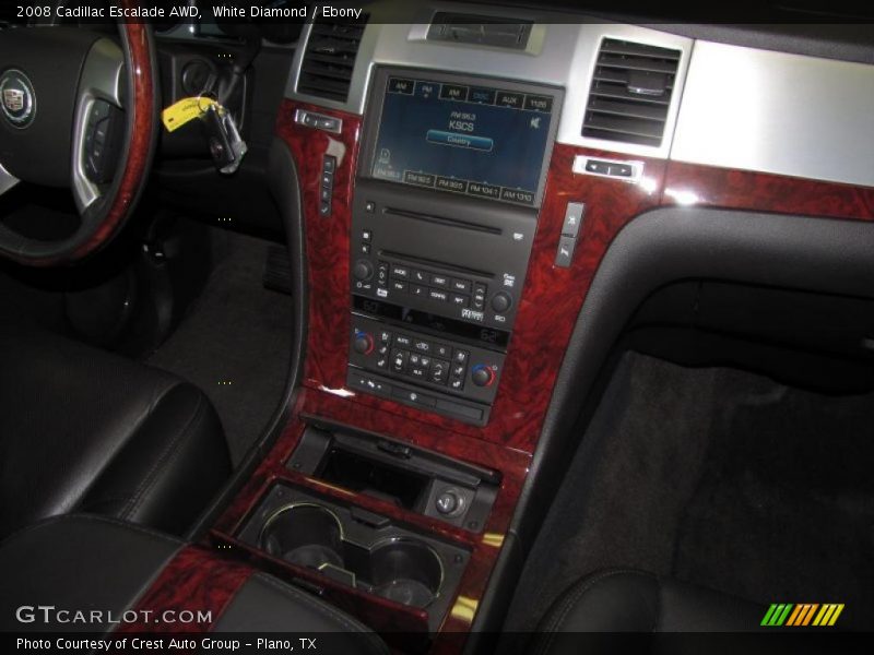 White Diamond / Ebony 2008 Cadillac Escalade AWD