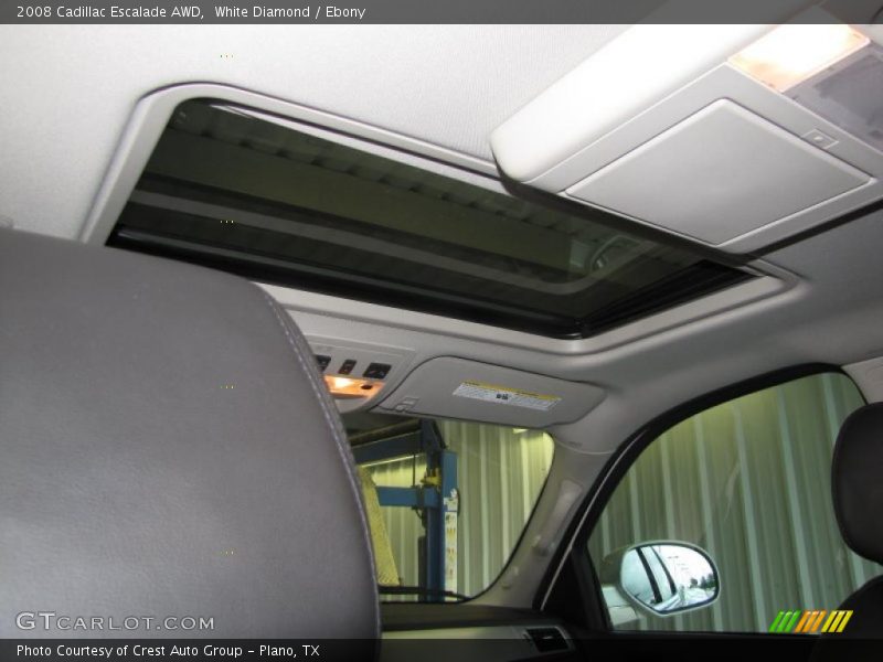 White Diamond / Ebony 2008 Cadillac Escalade AWD