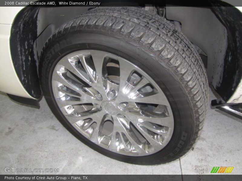 White Diamond / Ebony 2008 Cadillac Escalade AWD