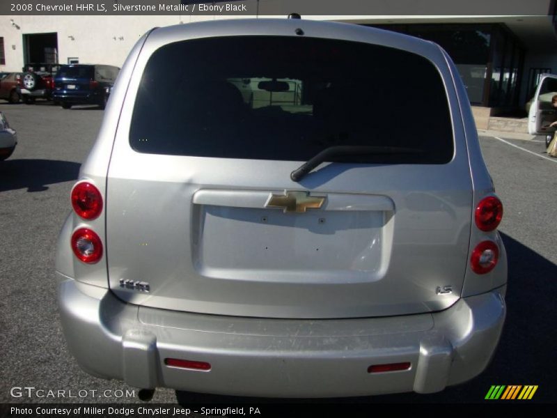Silverstone Metallic / Ebony Black 2008 Chevrolet HHR LS