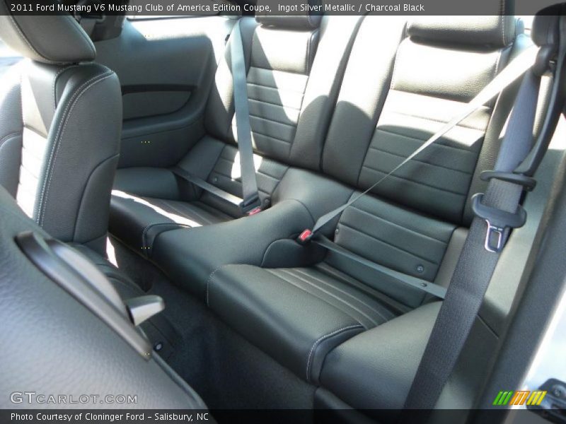 Rear Seat of 2011 Mustang V6 Mustang Club of America Edition Coupe