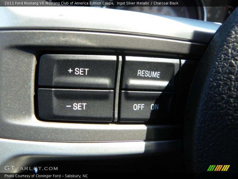 Ingot Silver Metallic / Charcoal Black 2011 Ford Mustang V6 Mustang Club of America Edition Coupe