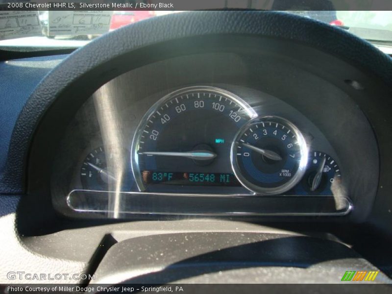 Silverstone Metallic / Ebony Black 2008 Chevrolet HHR LS