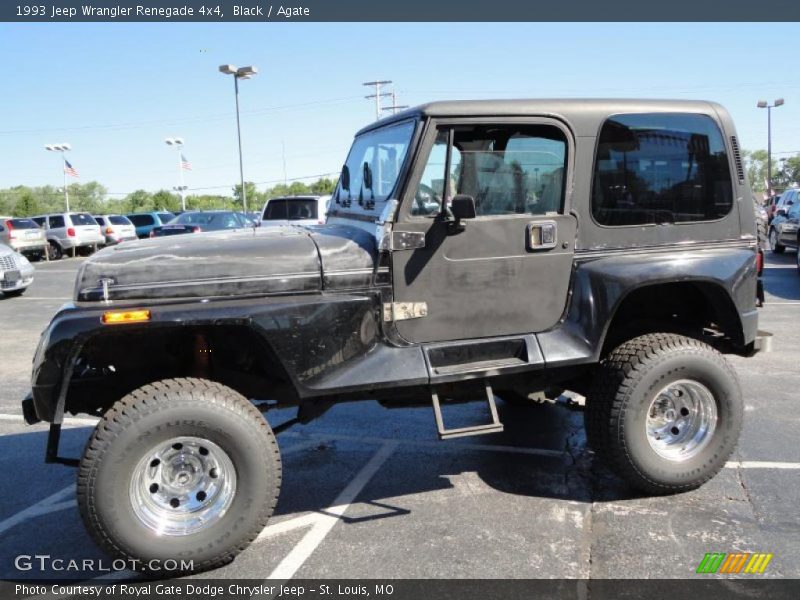 Black / Agate 1993 Jeep Wrangler Renegade 4x4
