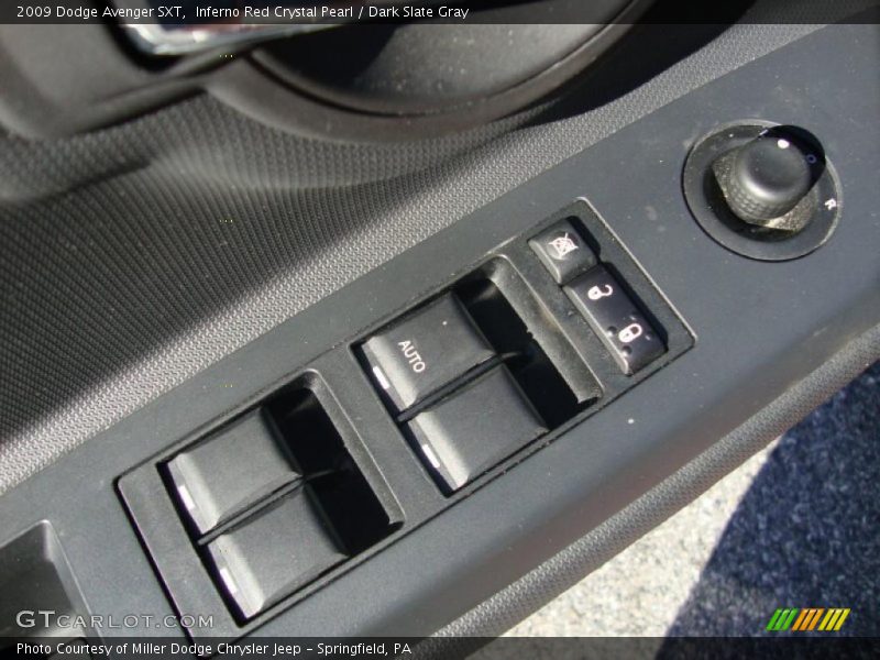 Inferno Red Crystal Pearl / Dark Slate Gray 2009 Dodge Avenger SXT