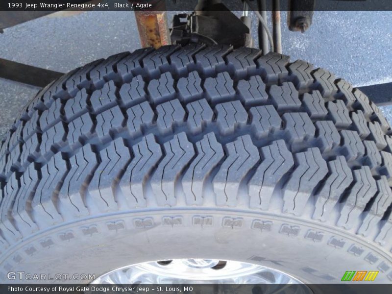 Black / Agate 1993 Jeep Wrangler Renegade 4x4