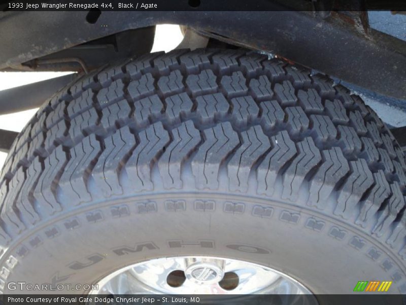 Black / Agate 1993 Jeep Wrangler Renegade 4x4