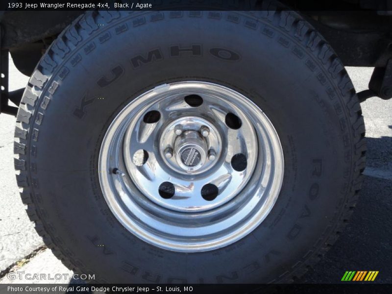 Black / Agate 1993 Jeep Wrangler Renegade 4x4