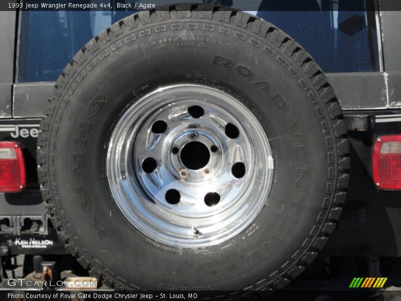 Black / Agate 1993 Jeep Wrangler Renegade 4x4