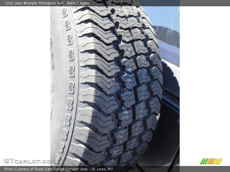 Black / Agate 1993 Jeep Wrangler Renegade 4x4