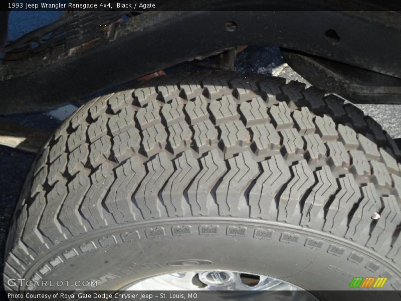 Black / Agate 1993 Jeep Wrangler Renegade 4x4