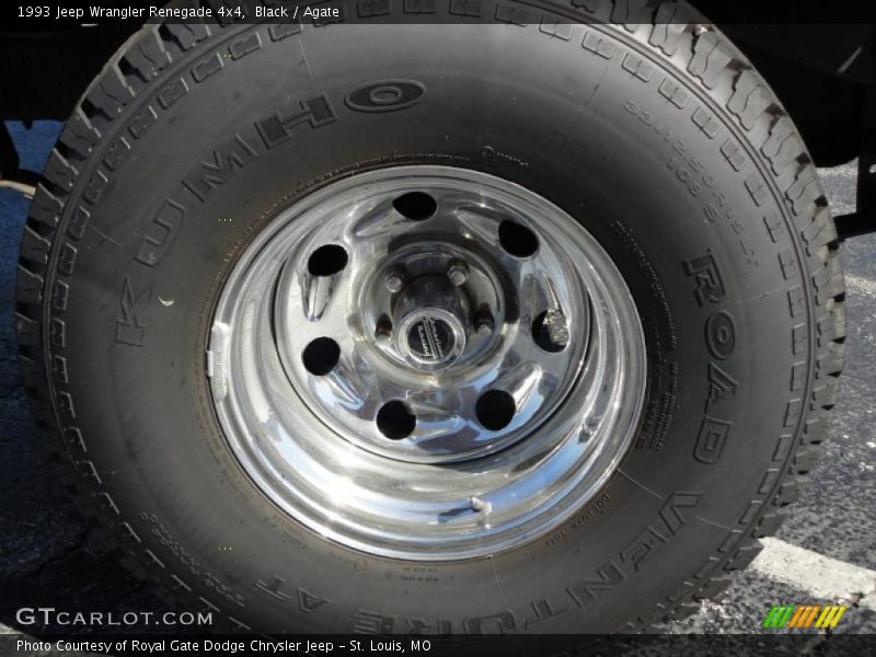 Black / Agate 1993 Jeep Wrangler Renegade 4x4