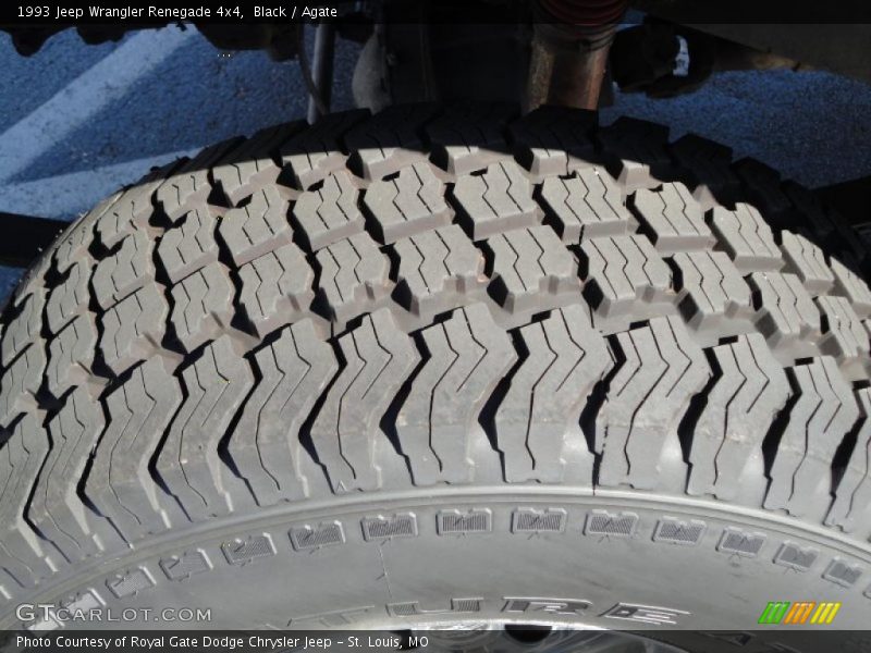 Black / Agate 1993 Jeep Wrangler Renegade 4x4