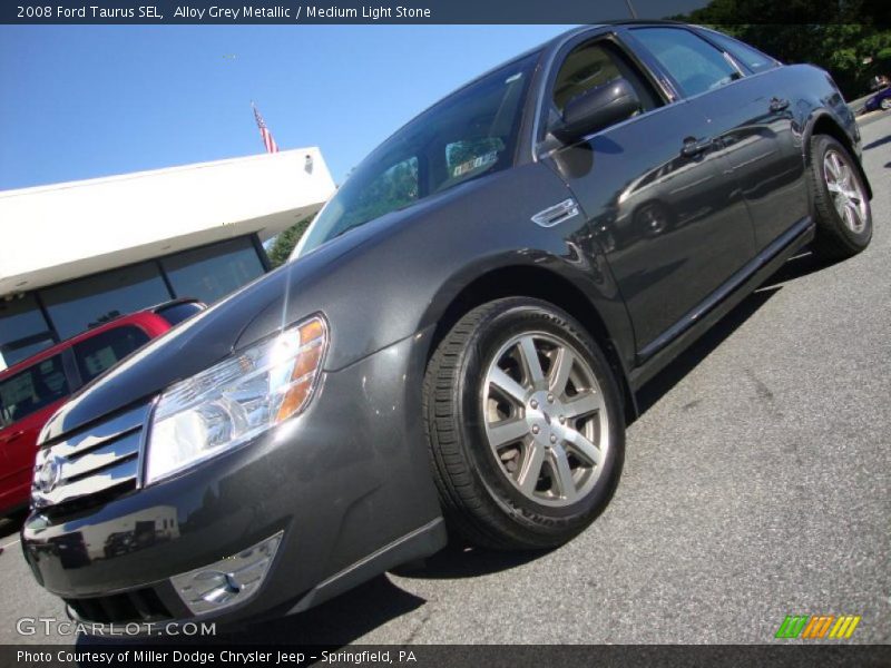 Alloy Grey Metallic / Medium Light Stone 2008 Ford Taurus SEL